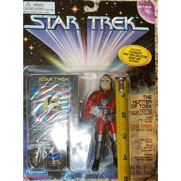 Star Trek Deep Space Nine Hunter Of The Tosk Action Figure With Space Cap - Picture 11 of 11